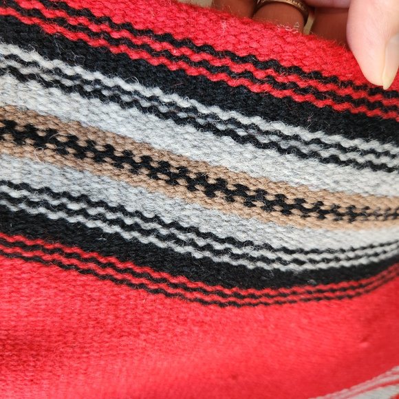 Orteca's Chimayo 100% Wool Hand Woven Navajo Native Southwest Shoulder Bag - Picture 6 of 9